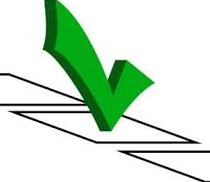 Green tick marks 