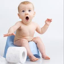 Baby on potty