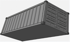 grey container
